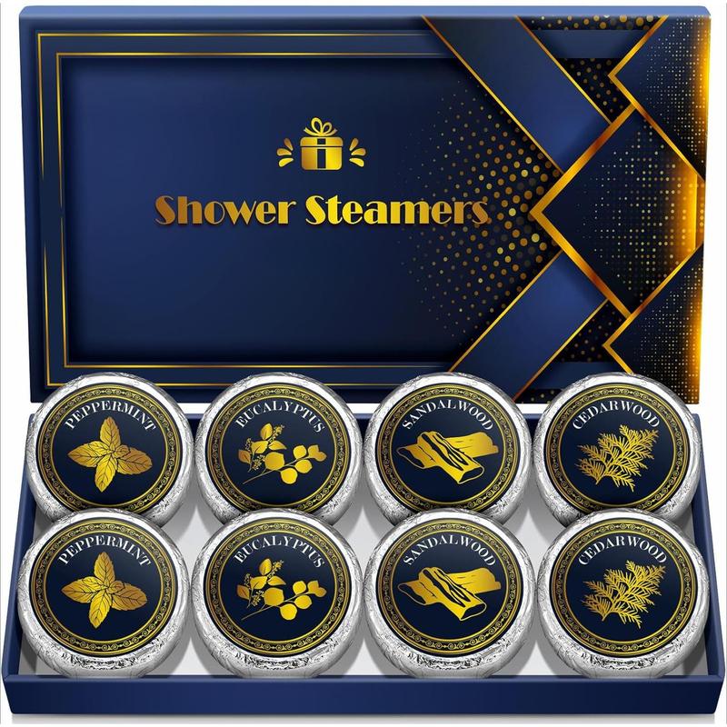 Gifts for Women: Shower Steamers Aromatherapy (8 Scents) Birthday Gifts for Women, Men, Mom, Girls, Teen SPA Self Care Relaxation Stress Relief Shower Bombs Christmas Gift Stocking Stuffers