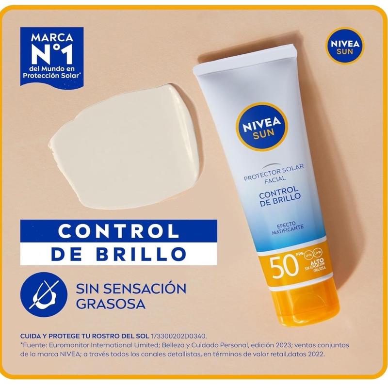 Nivea Sun facial sunscreen Lightweight Spf Skincare