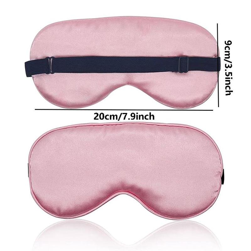 Solid Color Sleep Mask, Soft Comfortable Sleep Mask, Sleep Mask for Home Bedroom Travel