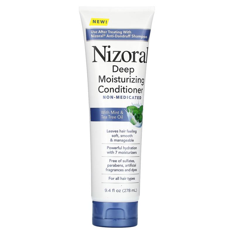 Nizoral Deep Moisturizing Conditioner, With Mint & Tea Tree Oil, 9.4 fl oz (278 ml)