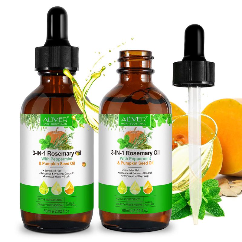 3-in-1 Rosemary Oil with Peppermint and Pumpkin Seed Oil for hair, body and nails Haircare Comfort