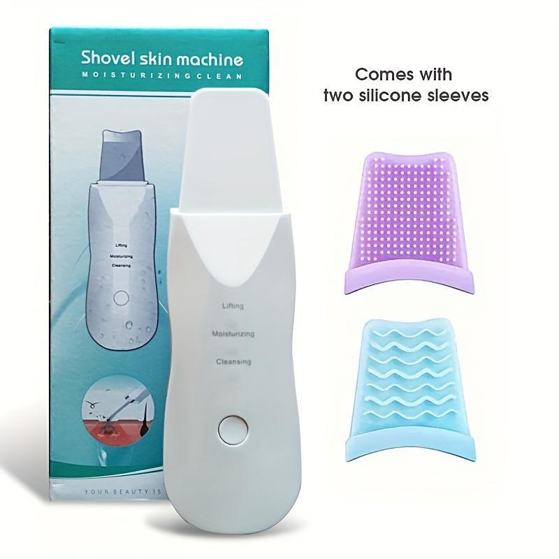 Rechargeable Ultrasonic Facial Cleansing Machine, 1 Box Facial Skin Scrubber with Accessories, Deep Cleansing Facial Skin Care Tool for Women