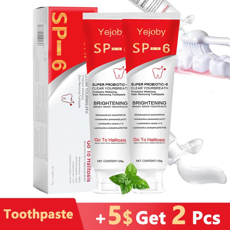 (3 Counts only 19.99$) SP-6 Toothpaste  Oral Health Management, Fresh Breath SP-8 SP-4