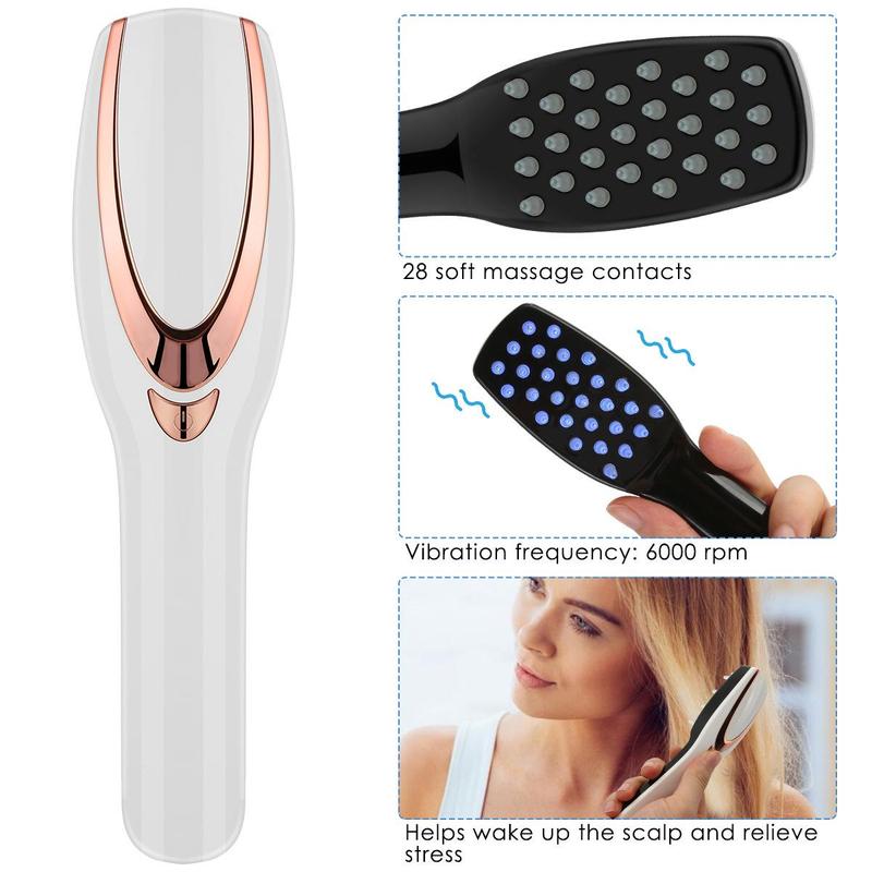 Electric Handheld Head Massager, 1 Box Portable Handheld Scalp Massager, Comfortable Head Scalp Massage Tool, Body Care Scalp Massage Brush, Christmas Gift