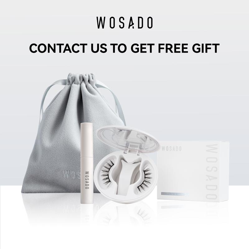 Wosado Soft Magnetic Eyelashes with Applicator Kit，Glue-Free, Waterproof, Reusable Eyelash Extensions for Cosmetic Application, Natural Makeup Looks