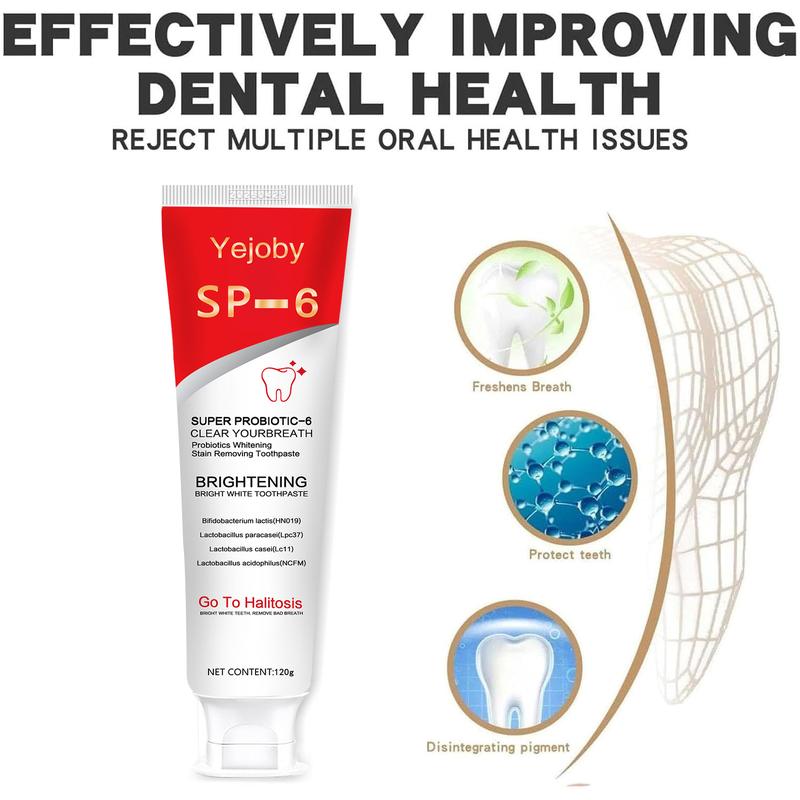 (3 Counts only 19.99$) SP-6 Toothpaste  Oral Health Management, Fresh Breath SP-8 SP-4