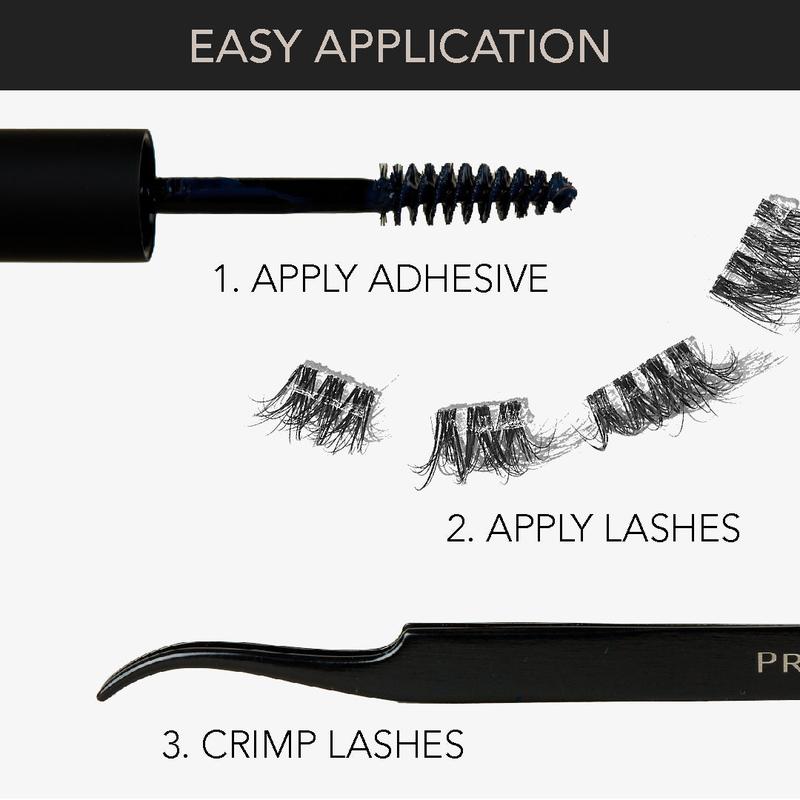 Pro Lash - Volume No. 02 - Set of 3 Lashes Eyelashes Makeup