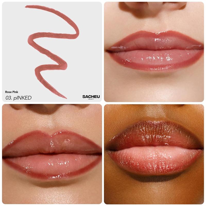 Lip Liner Stay-N - Peel Off Lip Liner Tattoo, Long Lasting Lip Stain Peel Off, Infused with Hyaluronic Acid & Vitamin E