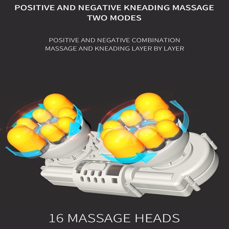 Portable Neck Massage Machine, 3D Deep Tissue Kneading Massage Pillow, Portable Massager, Multi-use Neck Massage Tool for Home, Office & Car, Christmas Gift