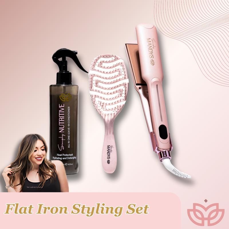 Flat Iron Styling Set