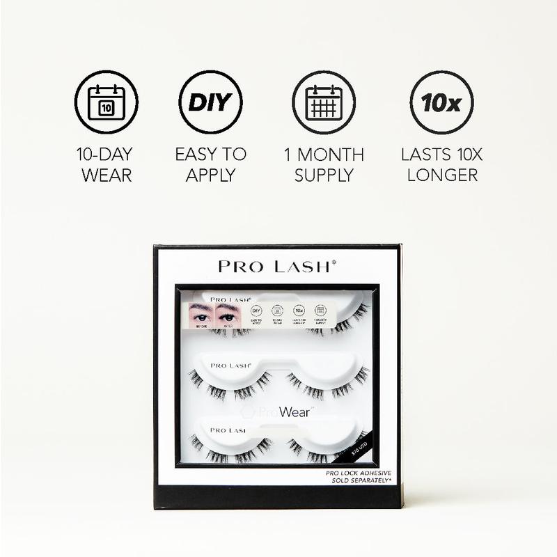 Pro Lash - Volume No. 02 - Set of 3 Lashes Eyelashes Makeup