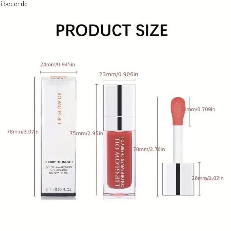 Translucent Lip Balm Lipstick Moisturizing Lip Gloss Transparent Pout Lip Gloss Daily Care Lip Oil