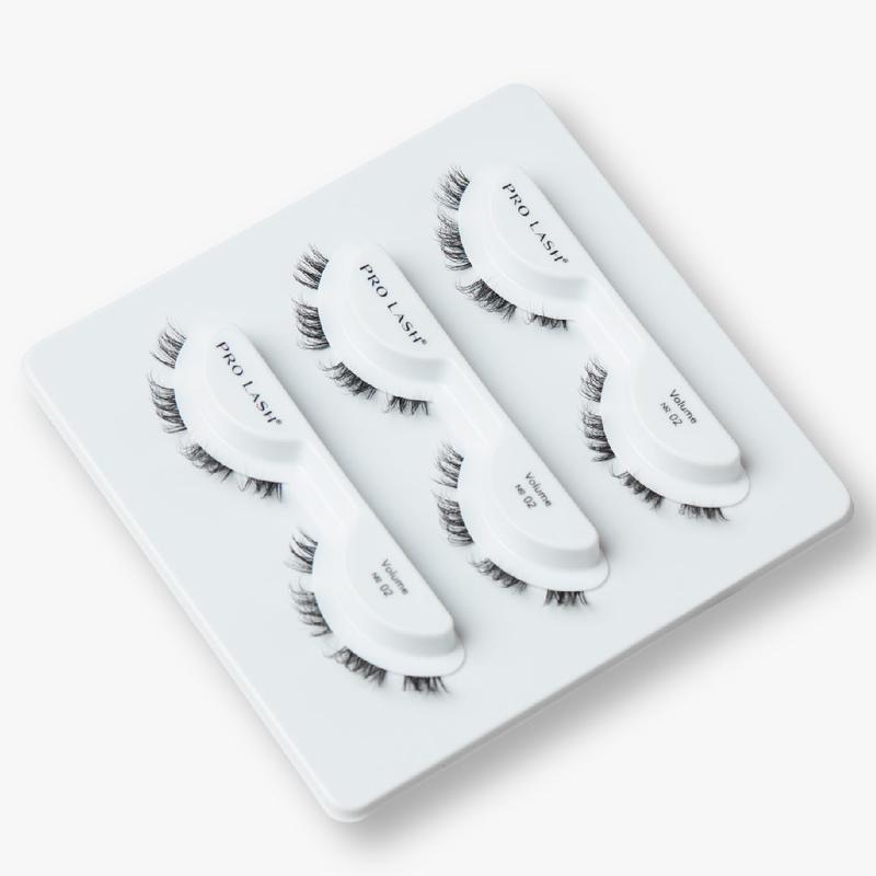 Pro Lash - Volume No. 02 - Set of 3 Lashes Eyelashes Makeup