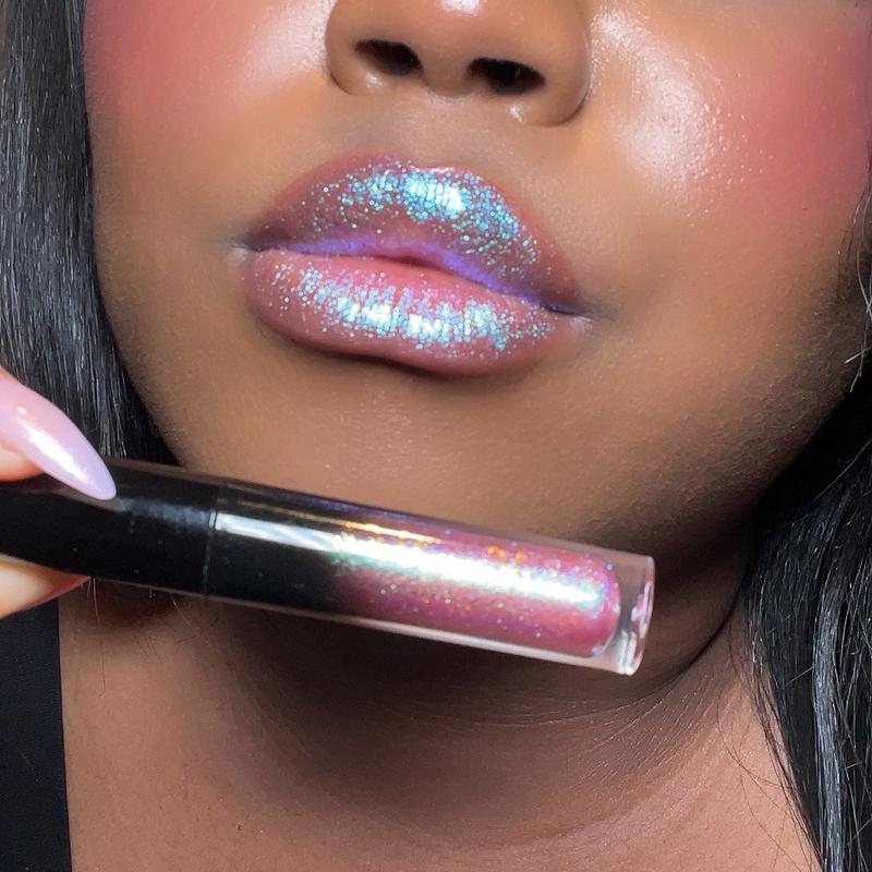 I Am Everything Color Shifting Lip  Gloss (Color Shifting Holographic Glitter Lip gloss) Hydrating Lipgloss, Glitter Lipgloss, Sparkle Lipgloss, Moisture Shea Butter