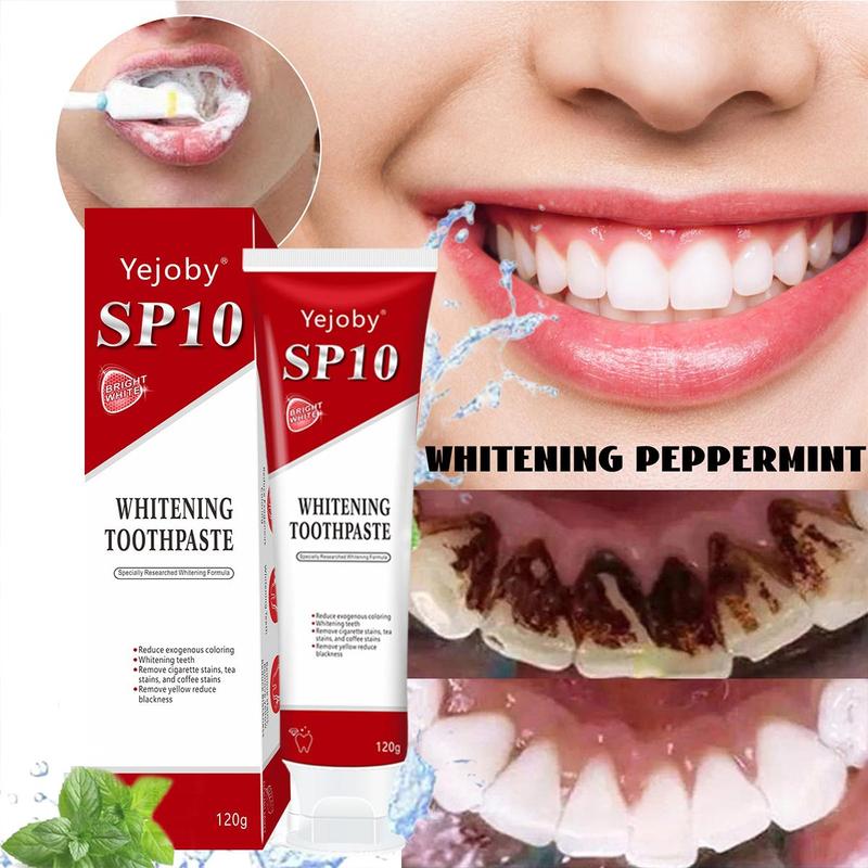 [Upgraded Version] SP-10 whitening Toothpaste, Super sp10 brightening Oral probiotic, sp 10 Bright White Toothpaste for Stain Removing, Fresh Breath & Teeth Health  Whitening Solution Effect is better than SP-7 and SP-8,SP-6 SP-4 sp-6 sp8 sp6 sp4 SP-10