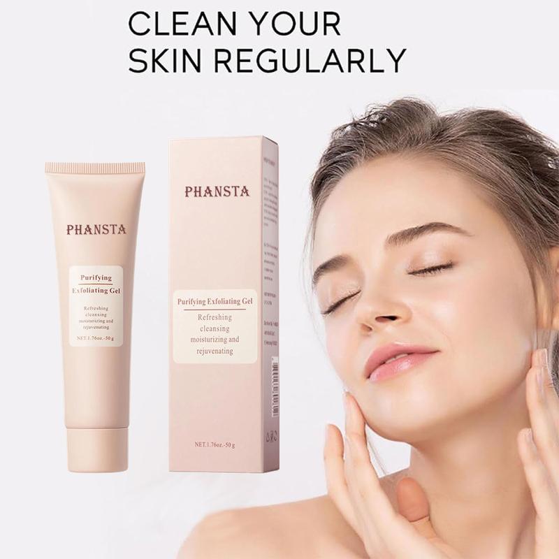 Phansta Exfoliating Exfoliating Exfoliating Facial Exfoliating Cleansing Pore Gel nourishing vegan Skincare Skin Repair[OUA05-A020-50-PK1]