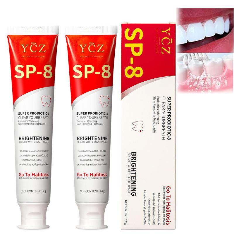 Super Probiotic-8Toothpaste, Sp-8 Ultra Whitening Toothpaste, Sp-8 Toothpaste,Fresh Breath Oral