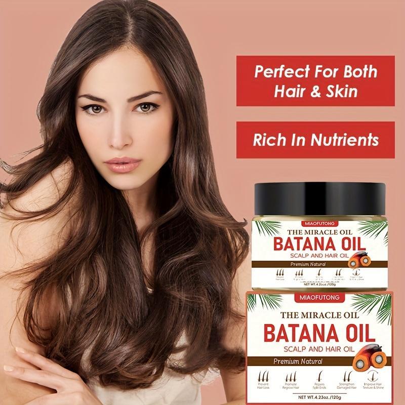 Batana Oil Hair & Scalp Care Set, 1 Count Moisturizing Hair Mask & 1 Count Nourishing Hair Oil, Hair Care & Styling Product for Dry & Damaged Hair