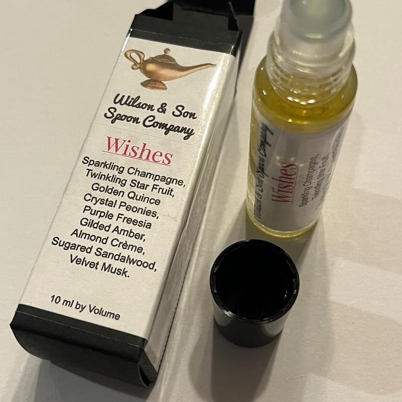 Wishes Body Oil - Unisex Scent with Champagne, Fruit, and Peonies Aroma 10 ml