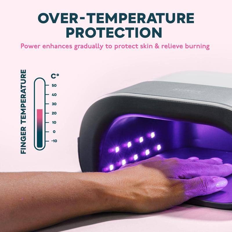 SUNUV SUN3 Gel Nail Lamp - UV LED 48W for Manicure