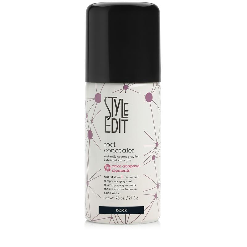 Style Edit Travel Size Root Concealer Spray Hair Dye Color Haircare For Gray Hair Roots or Thinning Hair with Nozzle