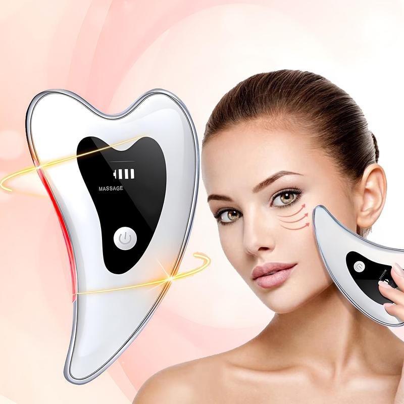 Electric Gua Sha, Multifunctional Beauty Massage Instrument, USB Rechargeable Beauty Massage Instrument, Body Massage Skincare Products, Summer Skin Care Tool, Girlfriend Gifts