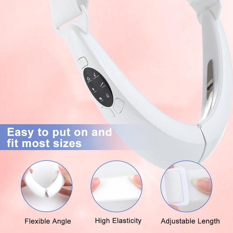 Face Lifter V Face Beauty Meter Face Lifting Belt 5 Modes Face Slimming Massager Facial Beauty Instrument