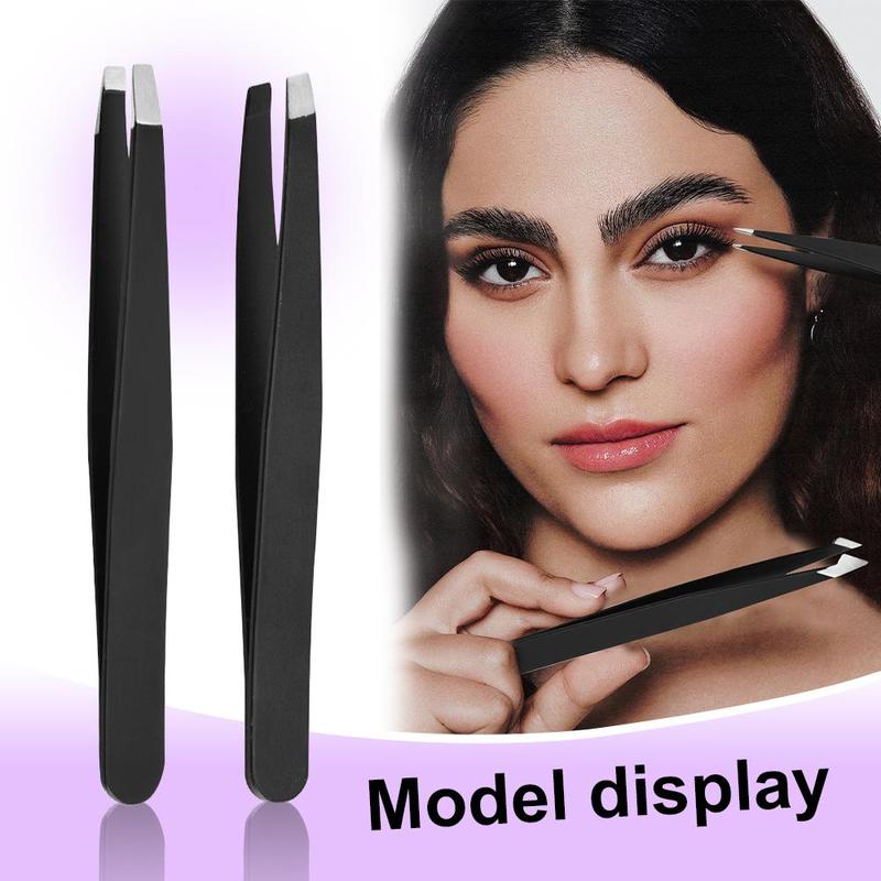 Stainless Steel Eyebrow Tweezers Set, 4pcs Multifunctional Eyebrow Trimmers, Eyebrow Styling Tool For Beauty Salon And Home Use, Christmas Gift