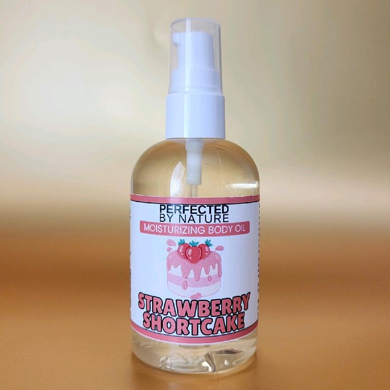 Body Oil Strawberry Shortcake - Nourishing Moisturizer for Ultimate Comfort and Body Care