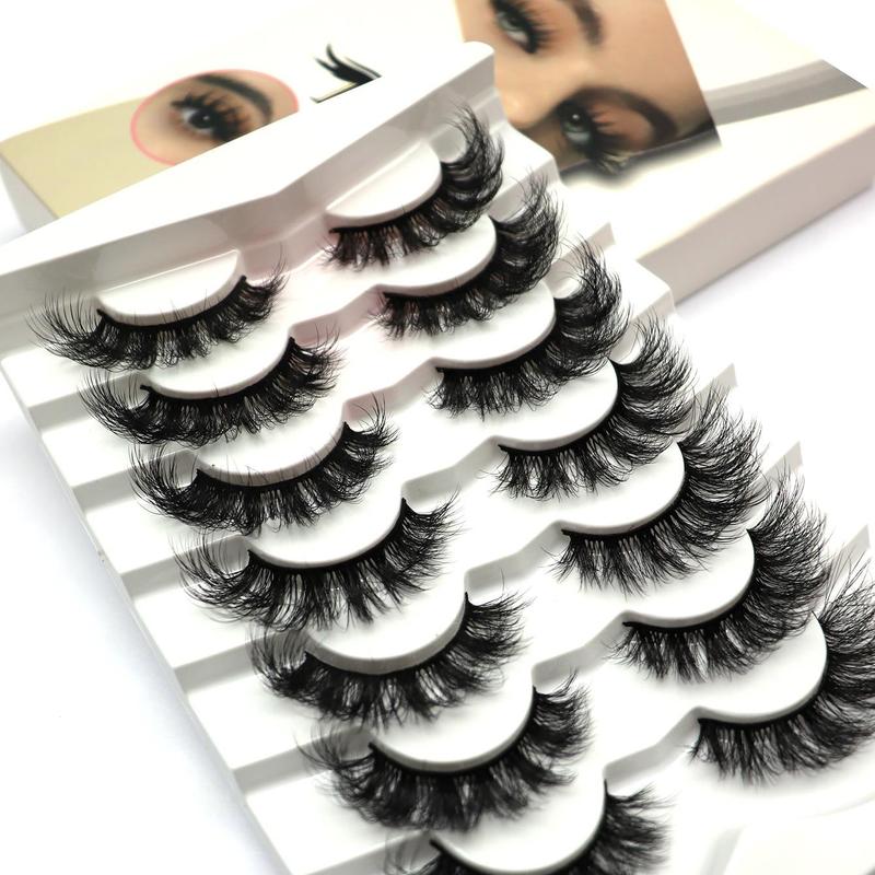 Thick and Curly Fake Eyelashes, Trending Products, Natural Look Eyelash Extensions, Eye Cosmetic Product for Women for Daily Live, Lash Clusters, Lash Clusters Kit, Eyelash Extensions Kit, Christmas Gift