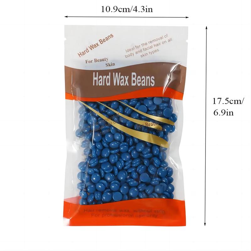 250g Hair Removal Wax Beans for Summer, 5 Counts set Light Scented Hair Removal Beans, Waxing Hair Removal Tool for Arms, Legs, Chest, Back, Underarm, Bikini Area, Waxing Kits, Christmas Gift