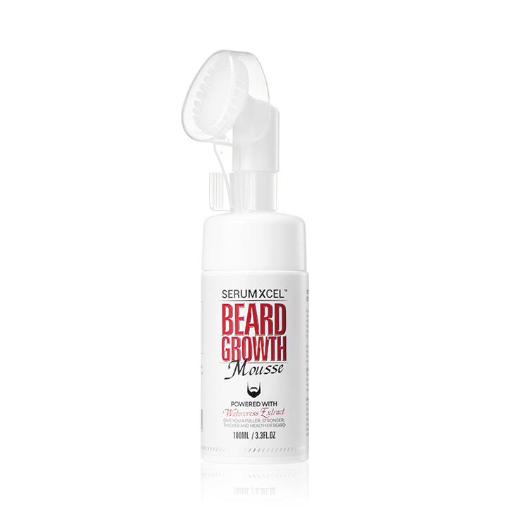 Serumxcel Beard Growth Mousse - For Men, Prevents Hair Loss, Nourishes Roots, Provides Nutrients, Promotes Beard Growth