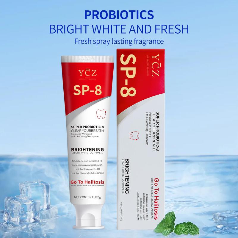 Super Probiotic-8Toothpaste, Sp-8 Ultra Whitening Toothpaste, Sp-8 Toothpaste,Fresh Breath Oral