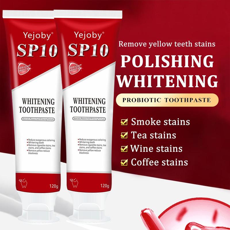 (New) 2024 Sp10 Probiotic Toothpaste,Sp-10 Ultra Whitening Toothpaste,Probiotics Bright White Toothpaste,Sp-10 Probiotic Toothpaste,Sp10 Toothpaste,Fresh Breath,Deep Cleaning Care Toothpaste oral health niacinamide toothpaste