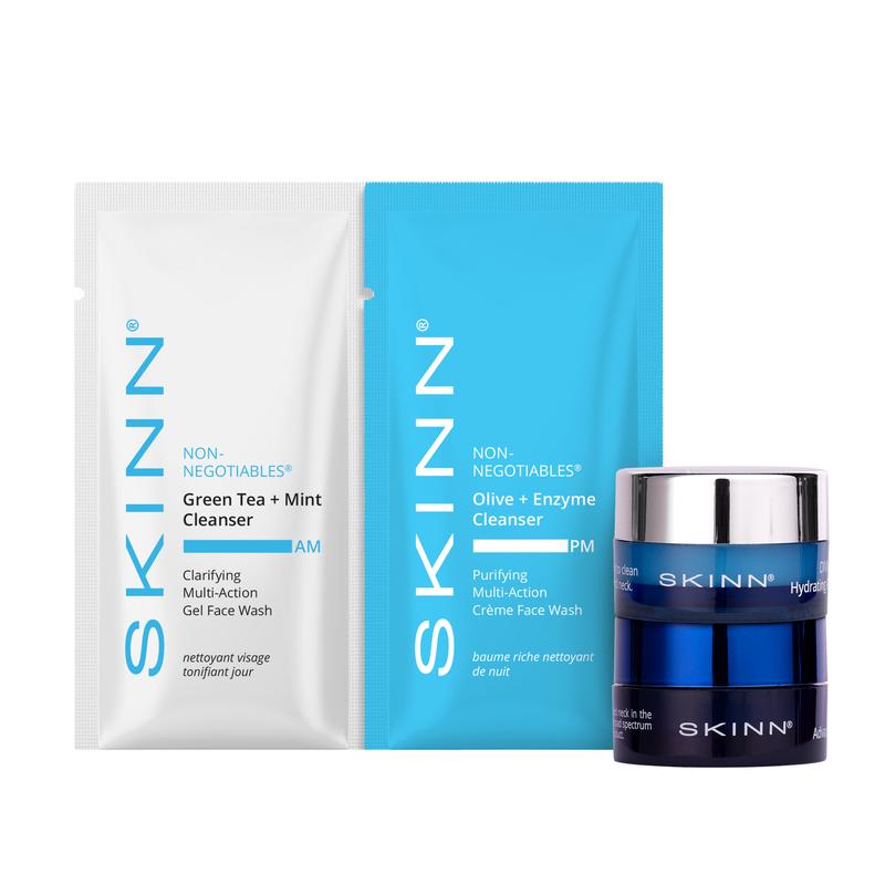 Skinn Cosmetics Non-Negotiables AM + PM Starter Kit