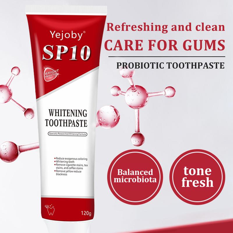 (3 Counts only 19.99$)Super Probiotic Sp-10 Toothpaste, Sp-10 Ultra Whitening Toothpaste, Sp 10 Toothpaste,Fresh Breath, Sp-10 Toothpaste 4.9 oz SP-8,SP-8 SP-6 SP-4 sp-8 sp-6 sp-4 sp8 sp6 sp4 SP-10