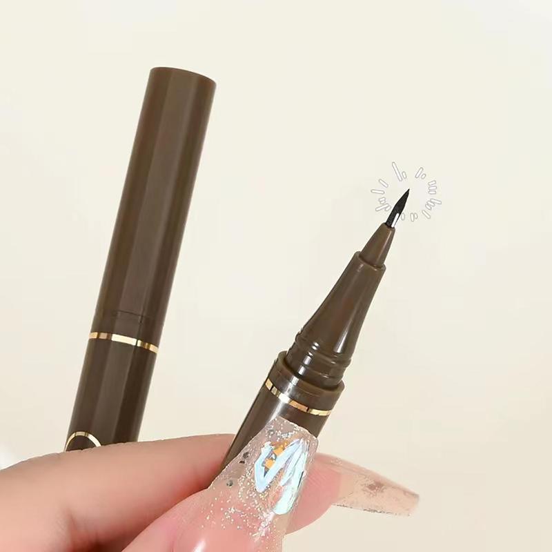 Slim Liquid Eyeliner Pen, 1 Count Waterproof Liquid Eyeliner Pen, Quick Drying Eyeliner Pen with Precise Flexible Tip and Comfortable Grip, Easy to Apply for Eye Makeup, Makeup Accessories