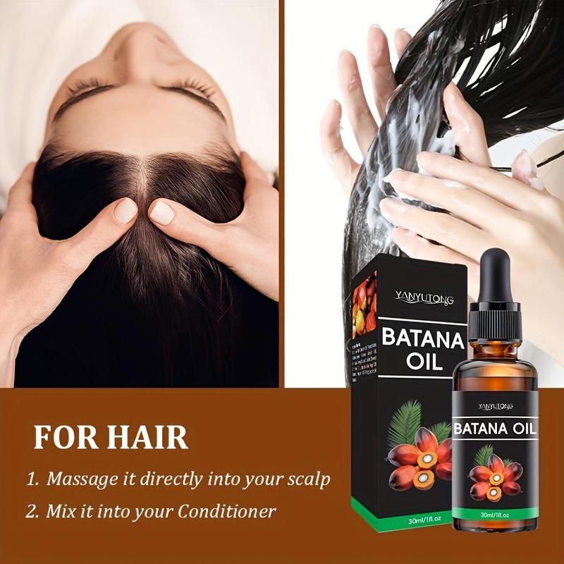 Batana Oil Hair & Scalp Care Set, 1 Count Moisturizing Hair Mask & 1 Count Nourishing Hair Oil, Hair Care & Styling Product for Dry & Damaged Hair