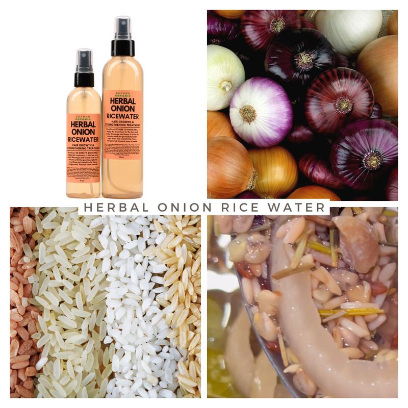 Herbal Onion Fermented Rice Water Hair Rinse