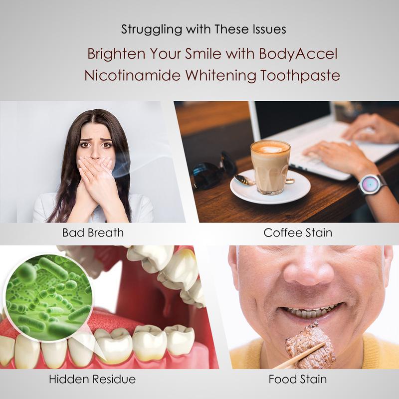 Whitening Toothpaste, Mint Probiotic Niacinamide Toothpaste