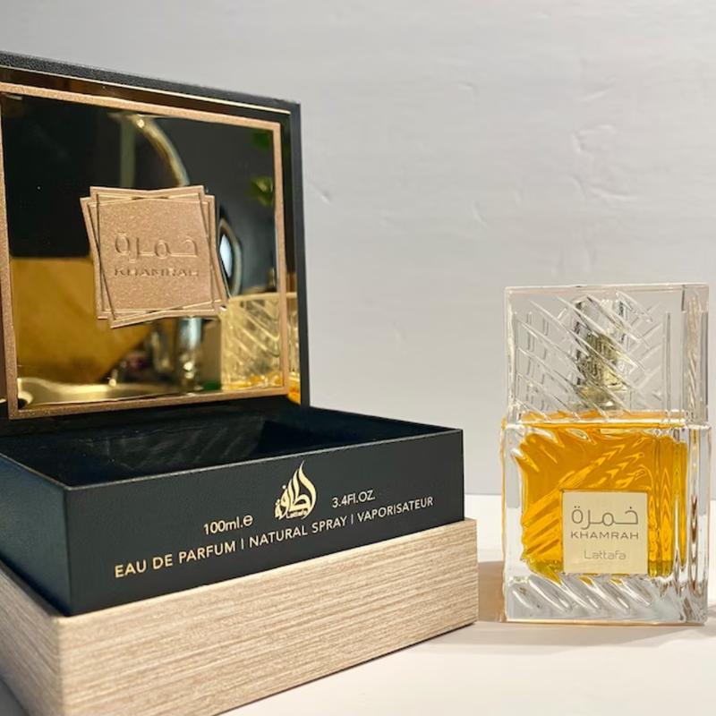 Khamrah EDP-100ml (3.4oz) by Lattafa - A Timeless Tale of Exquisite Aroma Fragrance Luxury Perfume Unisex