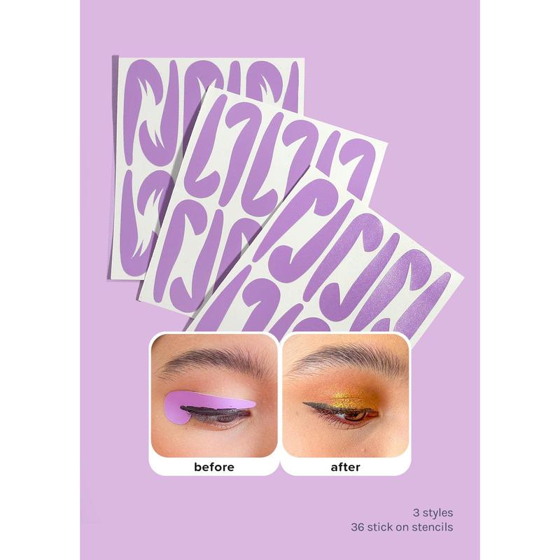 AOA Perfect Winged Eyeliner Sticker Templates