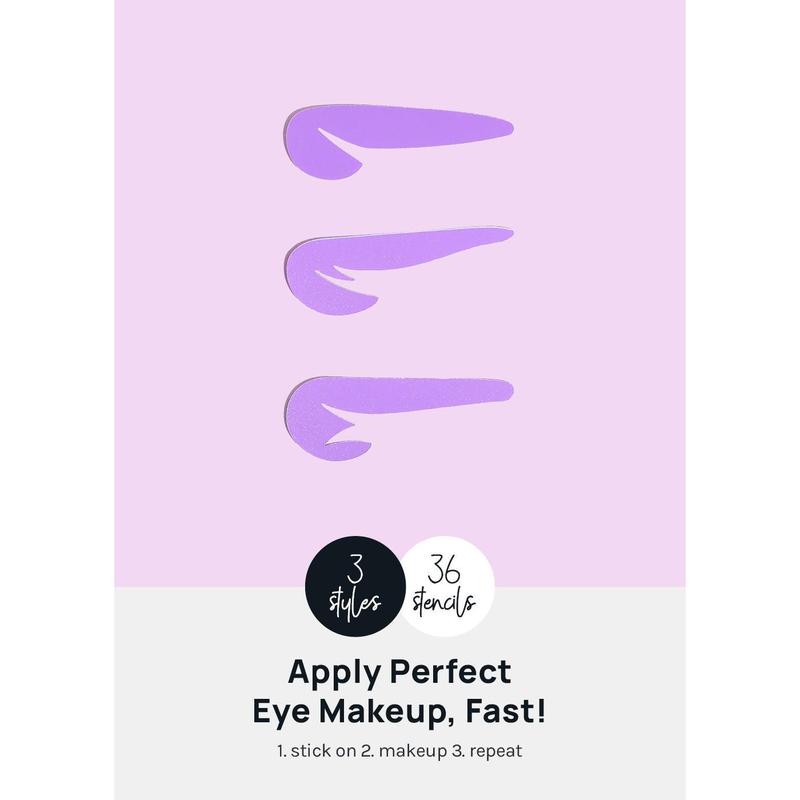 AOA Perfect Winged Eyeliner Sticker Templates