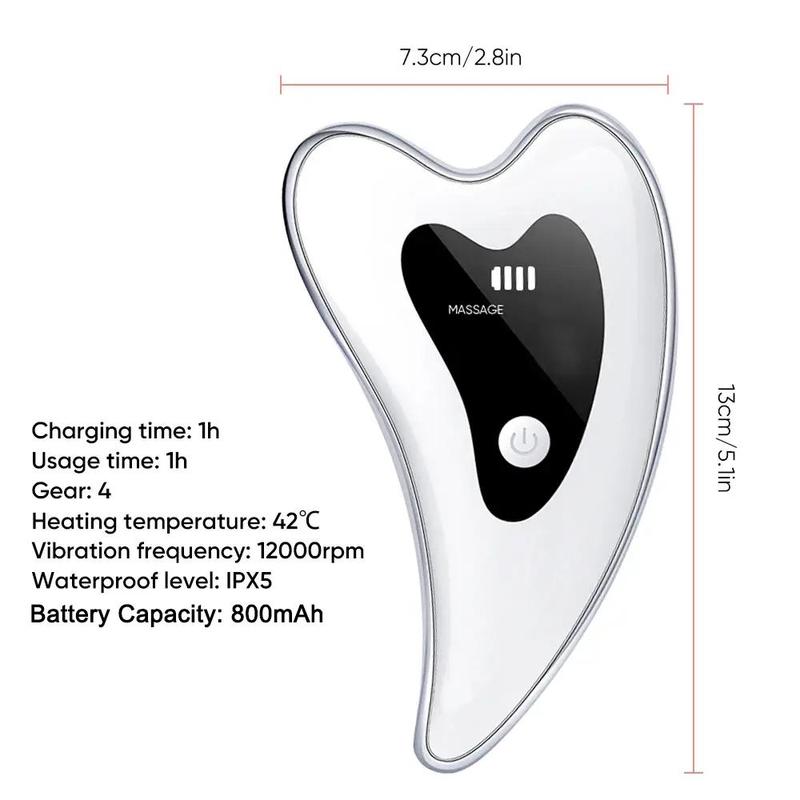 Electric Gua Sha, Multifunctional Beauty Massage Instrument, USB Rechargeable Beauty Massage Instrument, Body Massage Skincare Products, Summer Skin Care Tool, Girlfriend Gifts