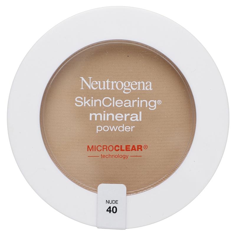 Neutrogena SkinClearing, Mineral Powder, Nude 40, 0.38 oz (11 g)