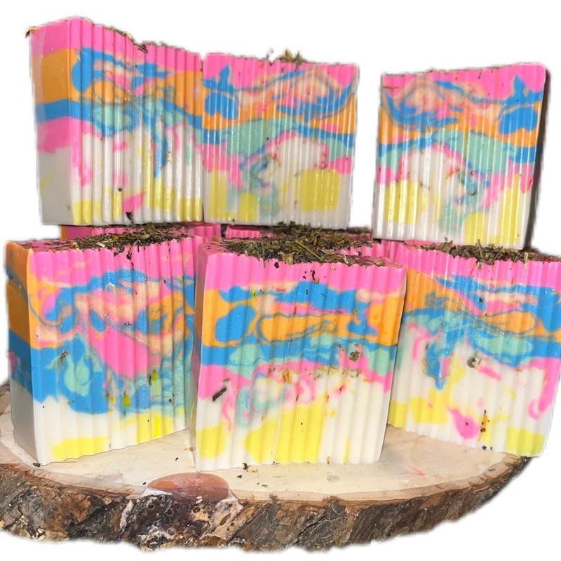 Mango Butter Bar Soap made with boric acid Gentle Cleanser Moisturize Daily Body Care Nourishing