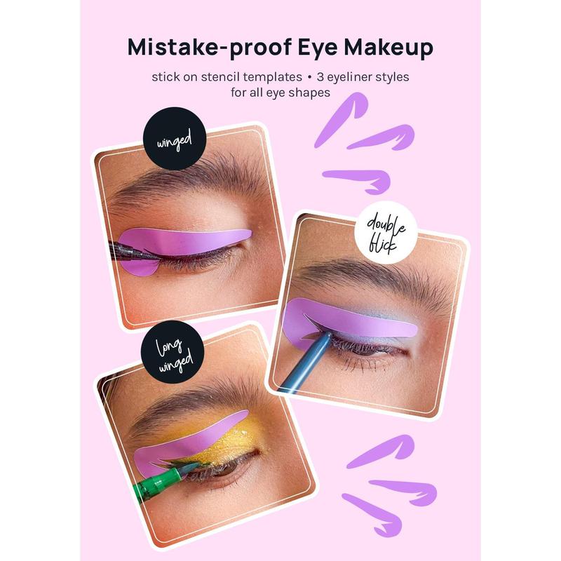 AOA Perfect Winged Eyeliner Sticker Templates