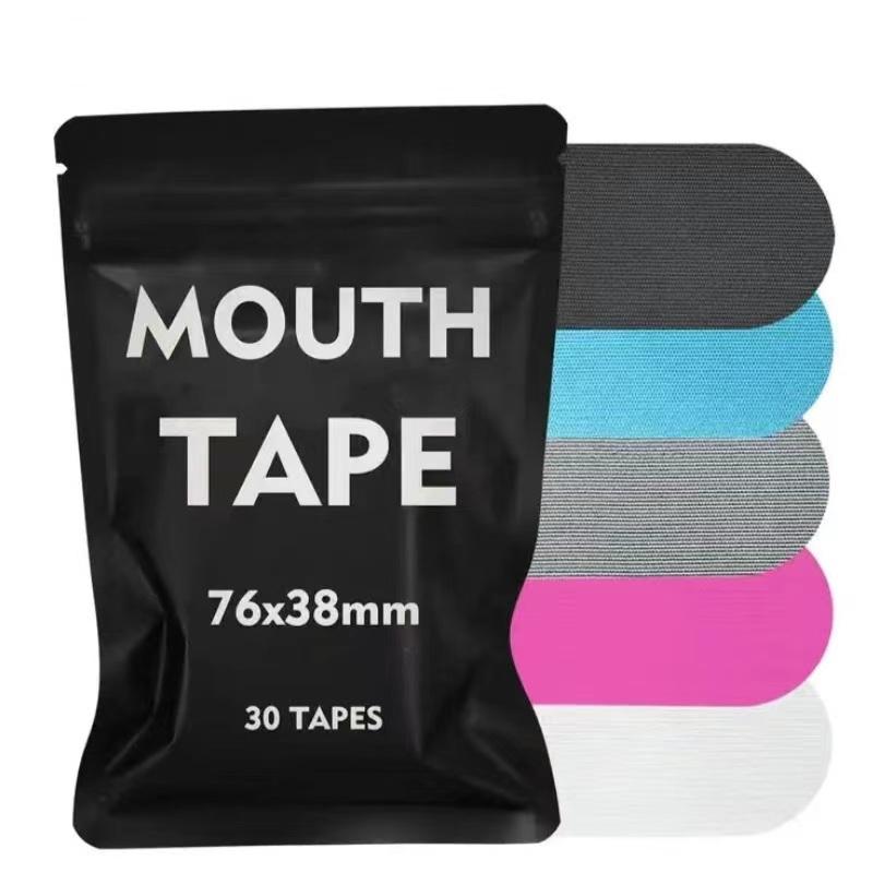 BEFONDOF Shush Tape 60 Strips Breathable Mouth tape for sleep, reduce snoring Improves nasal oxygen intake,medical grade, HYPOALLERGENIC, Improve Jawline