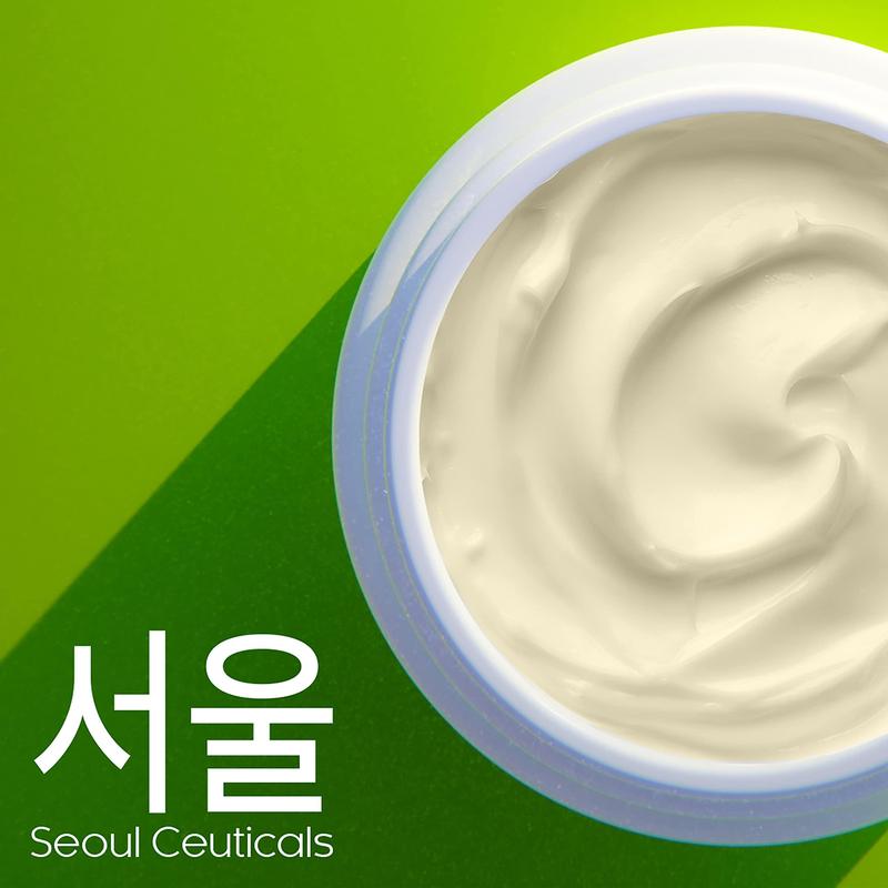 SeoulCeuticals Korean Skin Care Face Mask for Sensitive Skin - Korean Skincare Green Tea Wash Off Masks - K Beauty Face Masks - Aloe Vera Mask + Centella Asiatica Hydrating Facial Spa Mask 2oz Clay Hydrate