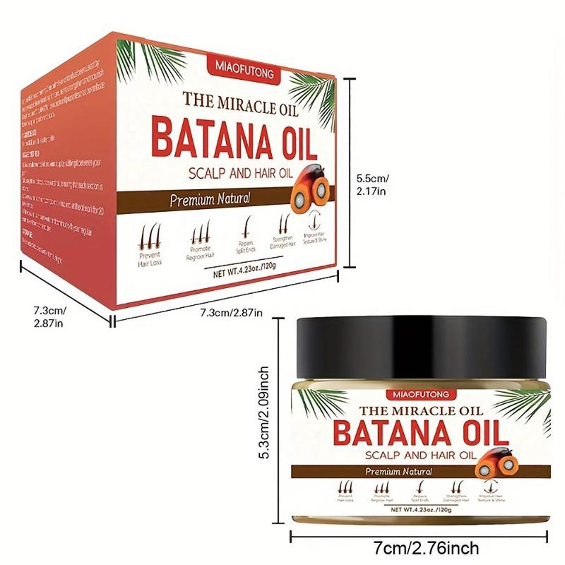 Batana Oil Hair & Scalp Care Set, 1 Count Moisturizing Hair Mask & 1 Count Nourishing Hair Oil, Hair Care & Styling Product for Dry & Damaged Hair